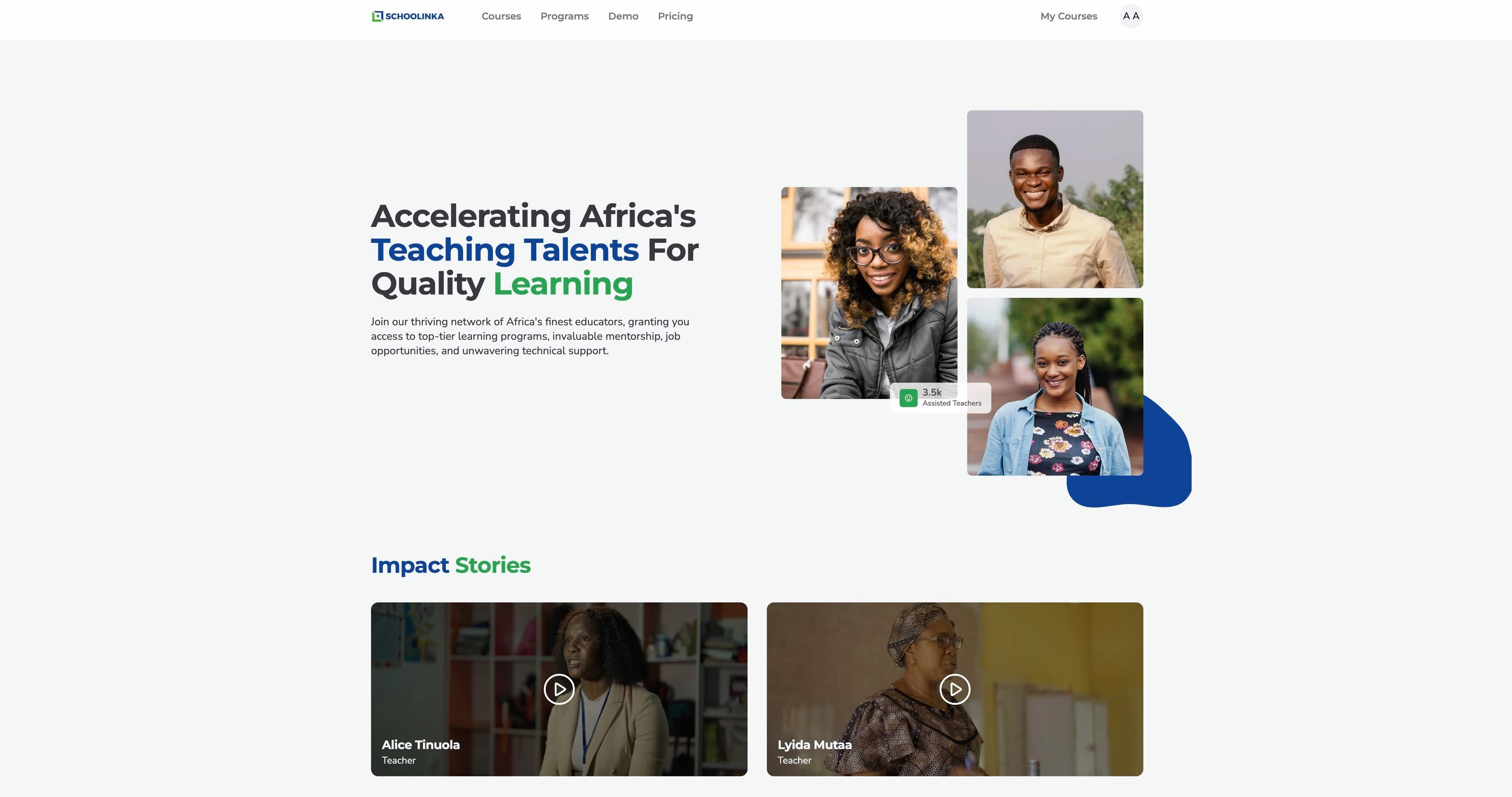 Schoolinka: Teacher Training Platform